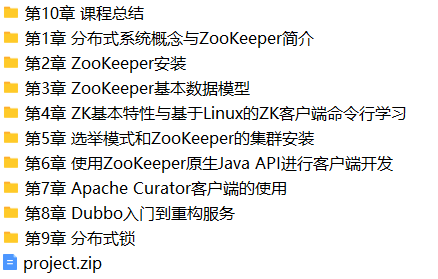 ZooKeeper分布式专题与Dubbo微服务入门