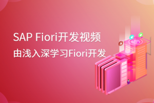 SAP Fiori开发视频教程–由浅入深学习Fiori开发