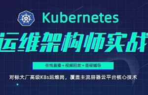 Kubernetes/K8s运维架构师实战集训营【中级班】| 完结